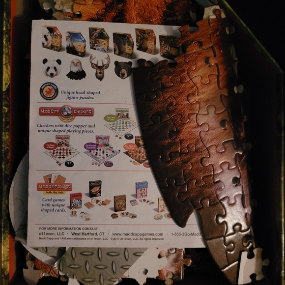 Tiger Puzzle, never used. Got it as gift. Plastic packaging removed, see photos - Picture 2 of 4